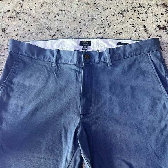 J.Crew Men’s Slim Fit Chino Pants in Blue - Picture 3 of 8